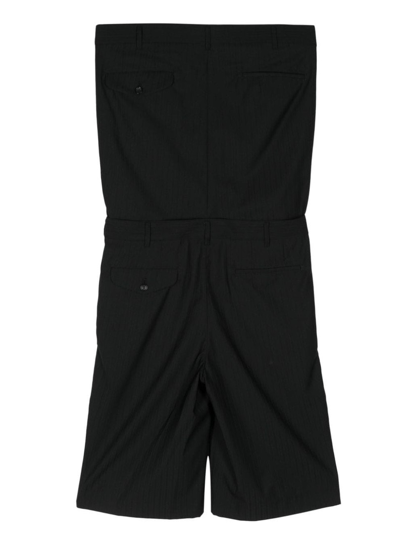 Comme des Garçons Homme Plus panelled tailored trousers outlook