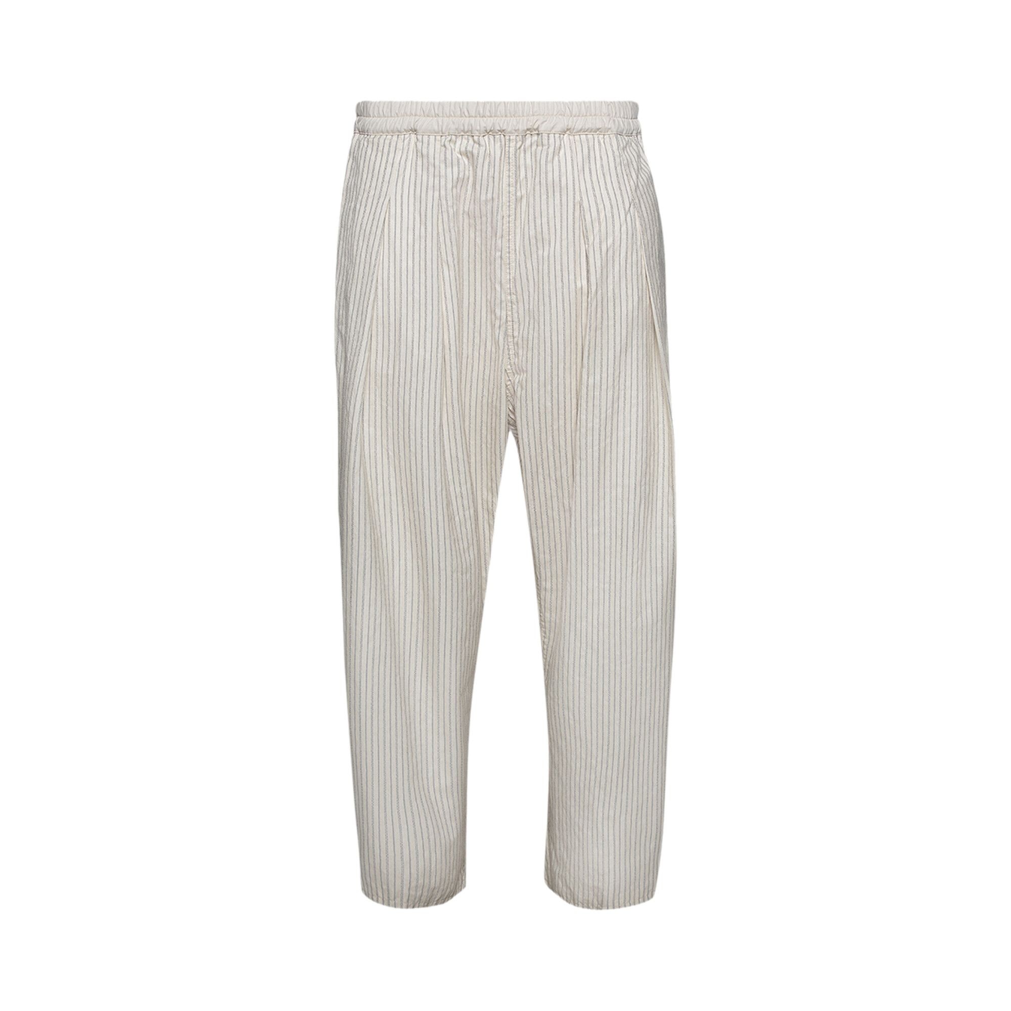 Maison Margiela Loose Fit Trousers 'Ecru/Black' - 1