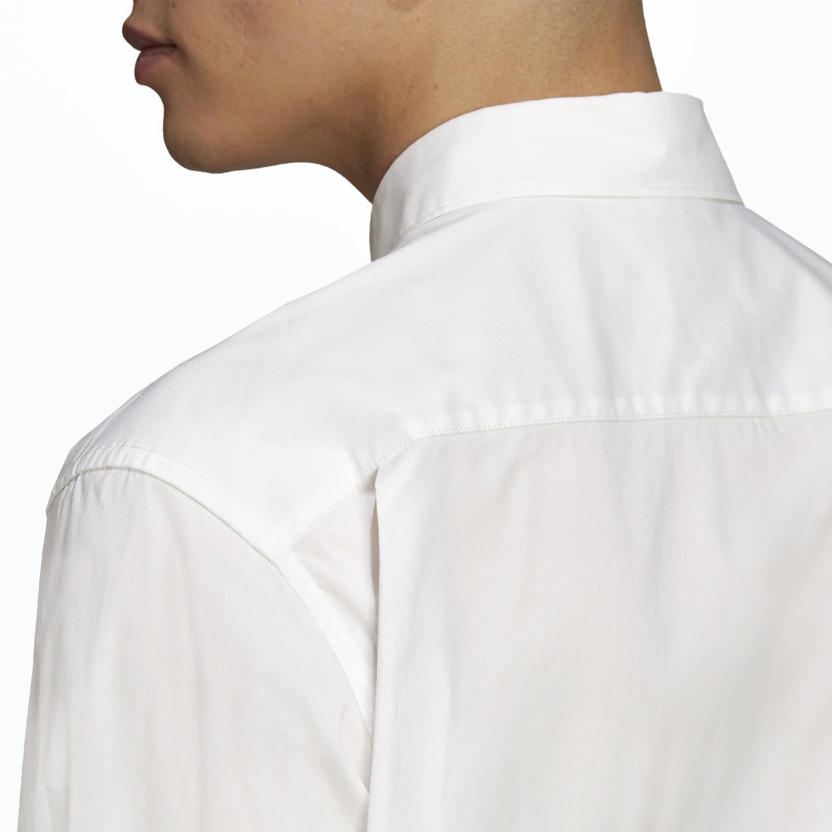 Classic Logo Button-Down Shirt Core White in White - 6