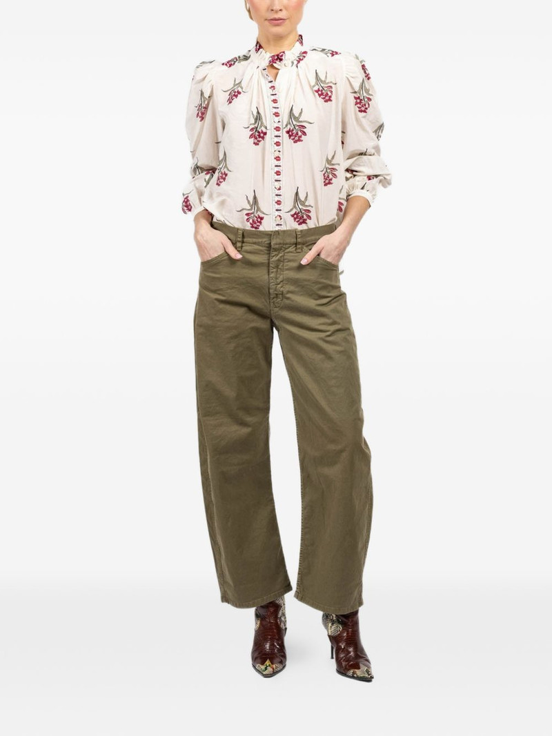 ALIX OF BOHEMIA Annabel floral-print ruffle shirt outlook