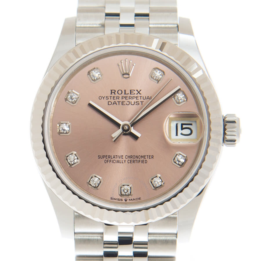 Rolex Datejust 31 Automatic Diamond Pink Dial Ladies Watch 278274PDJ - 2
