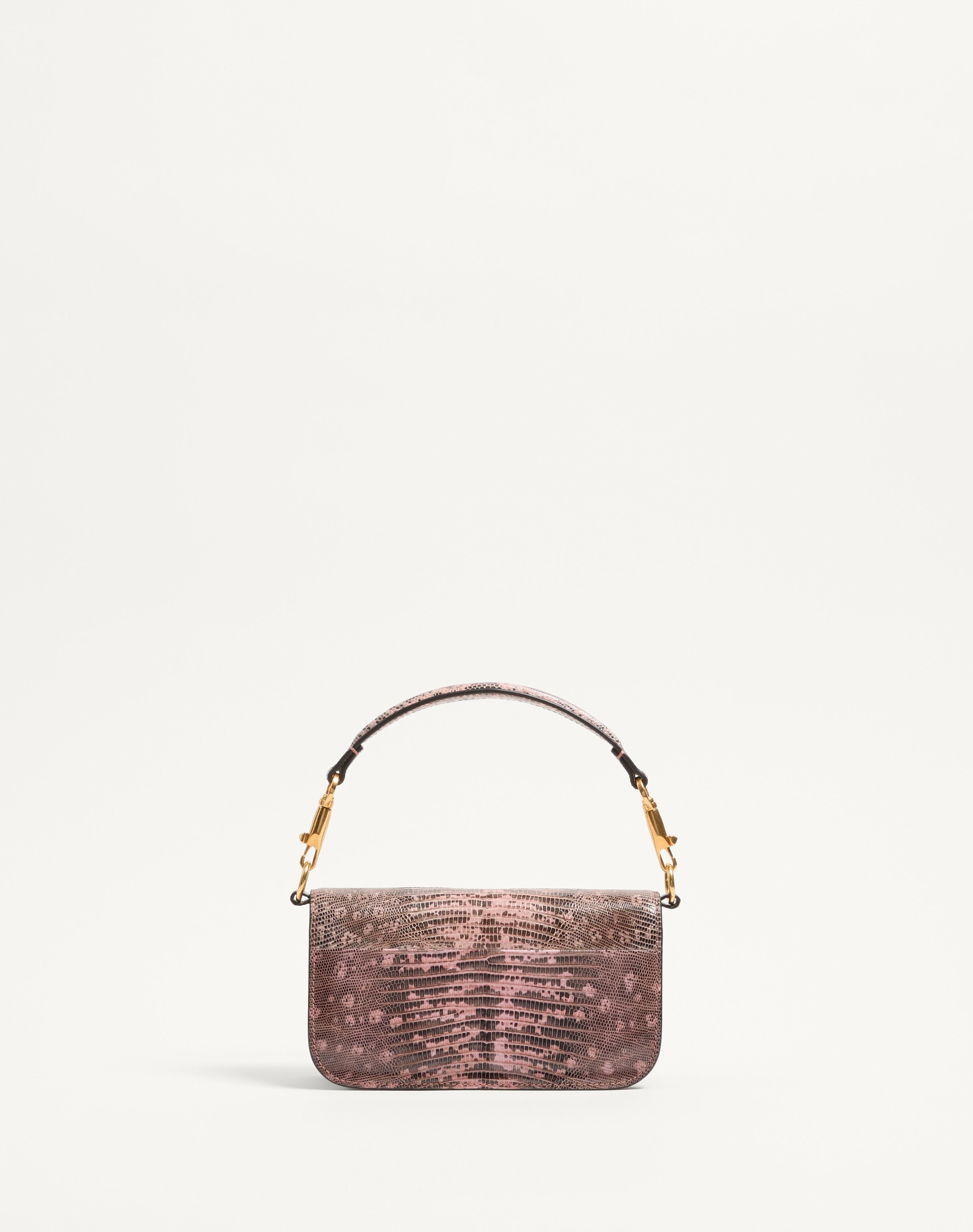 VALENTINO GARAVANI LOCÒ SMALL SHOULDER BAG IN TEJUS WITH JEWEL LOGO - 5