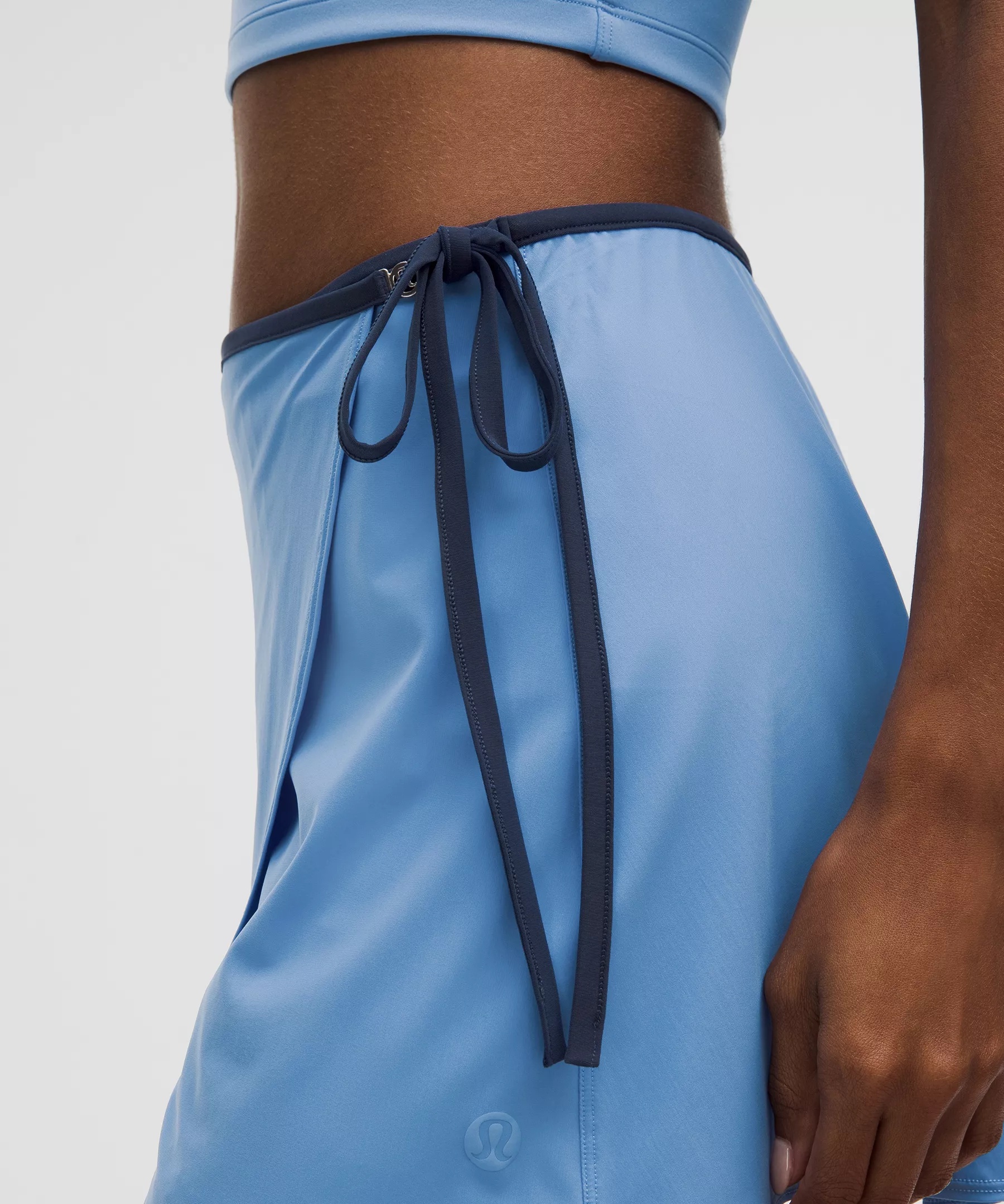 Wrap-Front Mid-Rise Tennis Skirt - 5