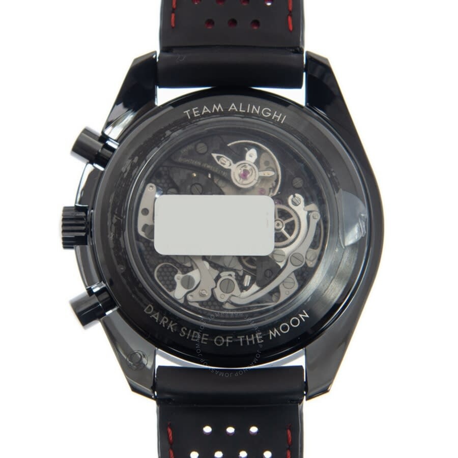 Omega Speedmaster Dark Side of The Moon Team Alinghi Chronograph Automatic Chronometer Black Dial Me - 4