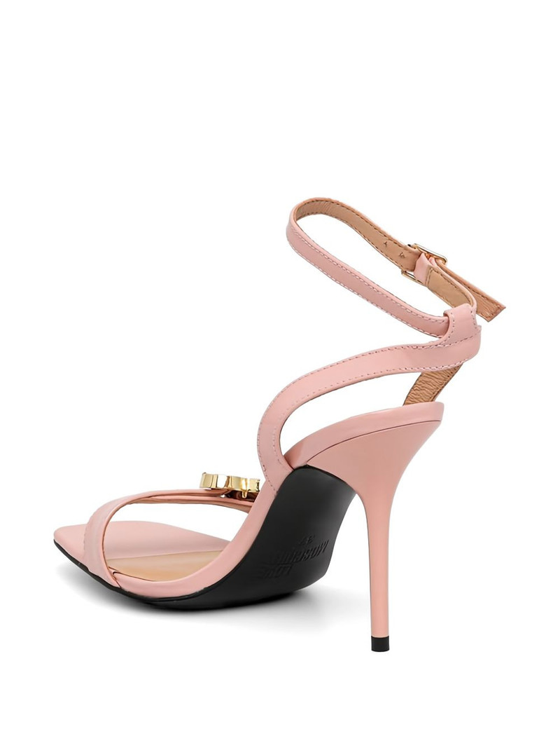 heart-buckle strap sandals 4