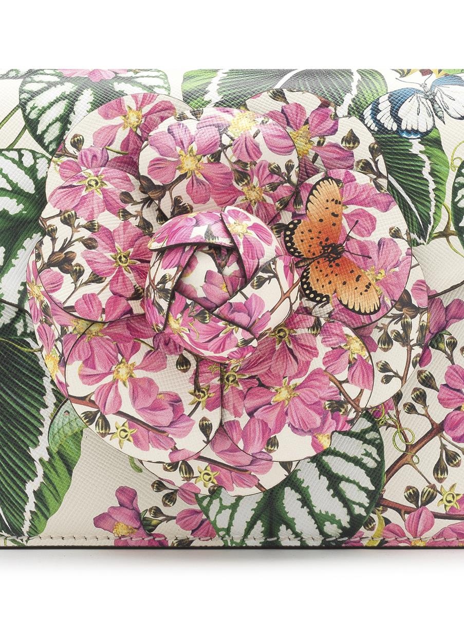 MIXED BOTANICAL PRINTED MINI TRO BAG 3