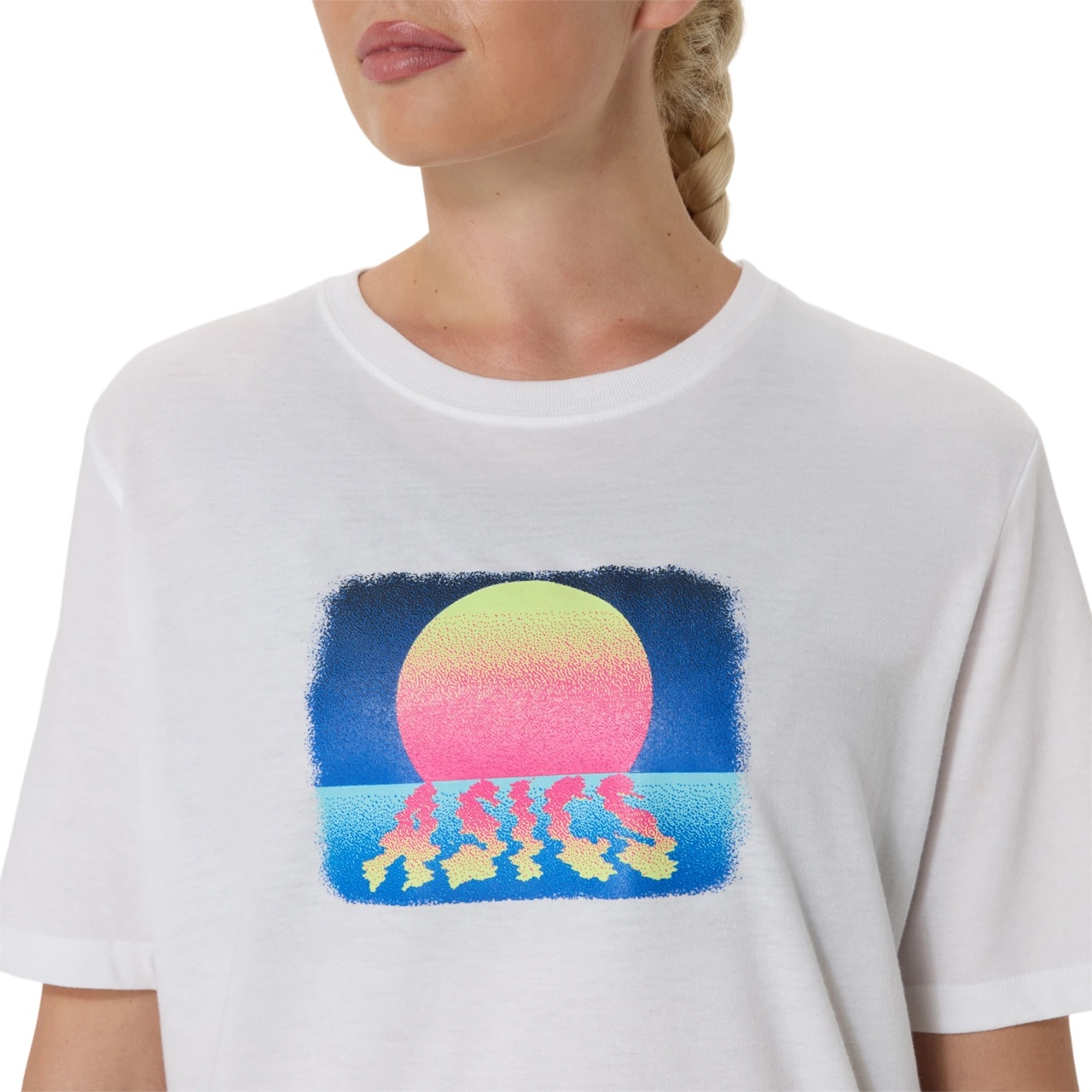 ASICS RETRO SUNSET SHORT SLEEVE TEE - 4