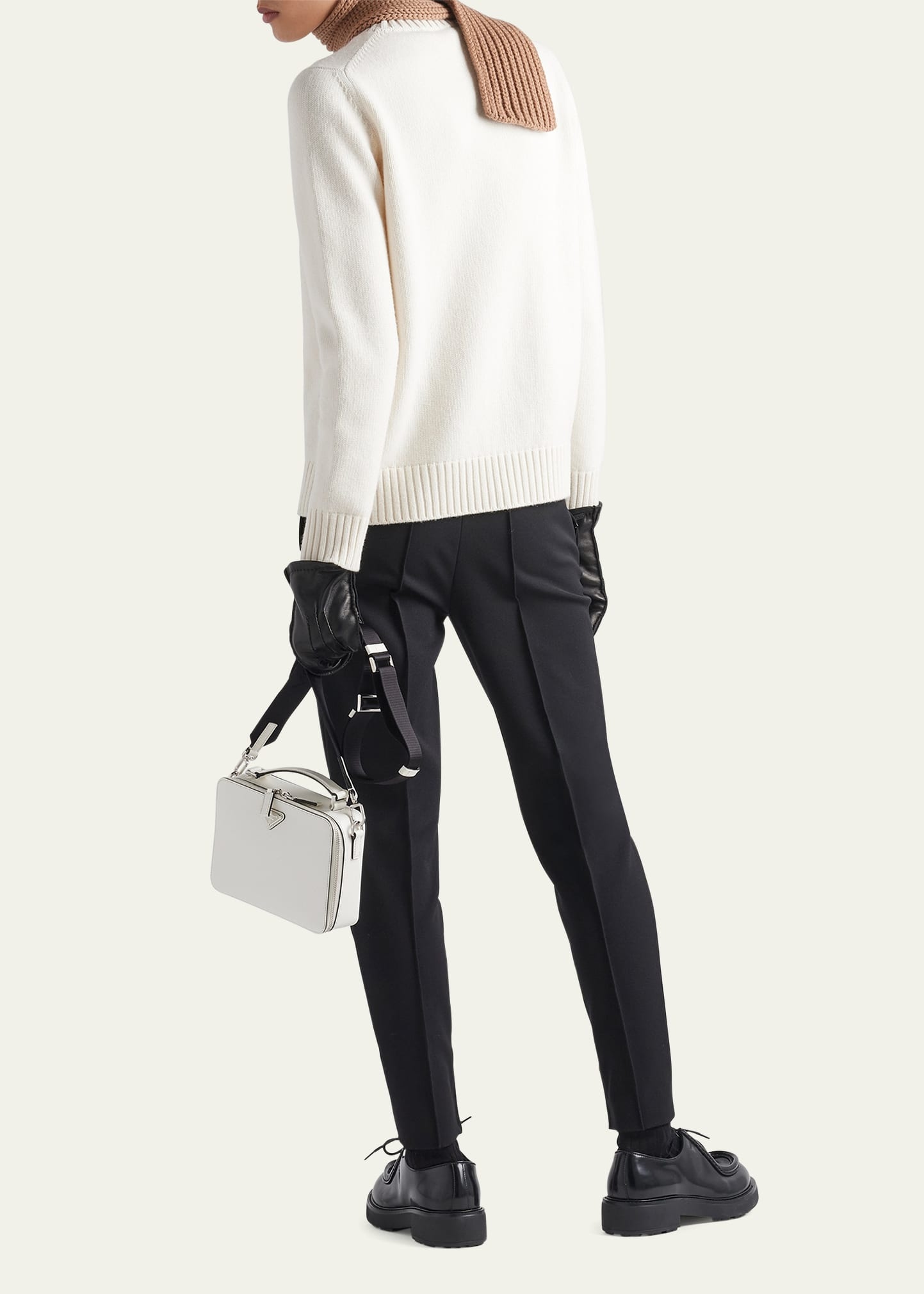 Men's Wool-Cashmere Logo Sweater - 3