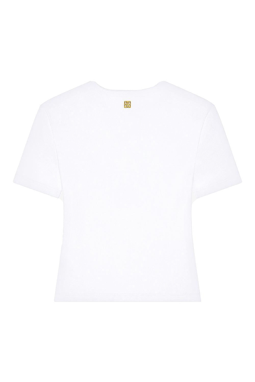 Lace Up T-Shirt - 4