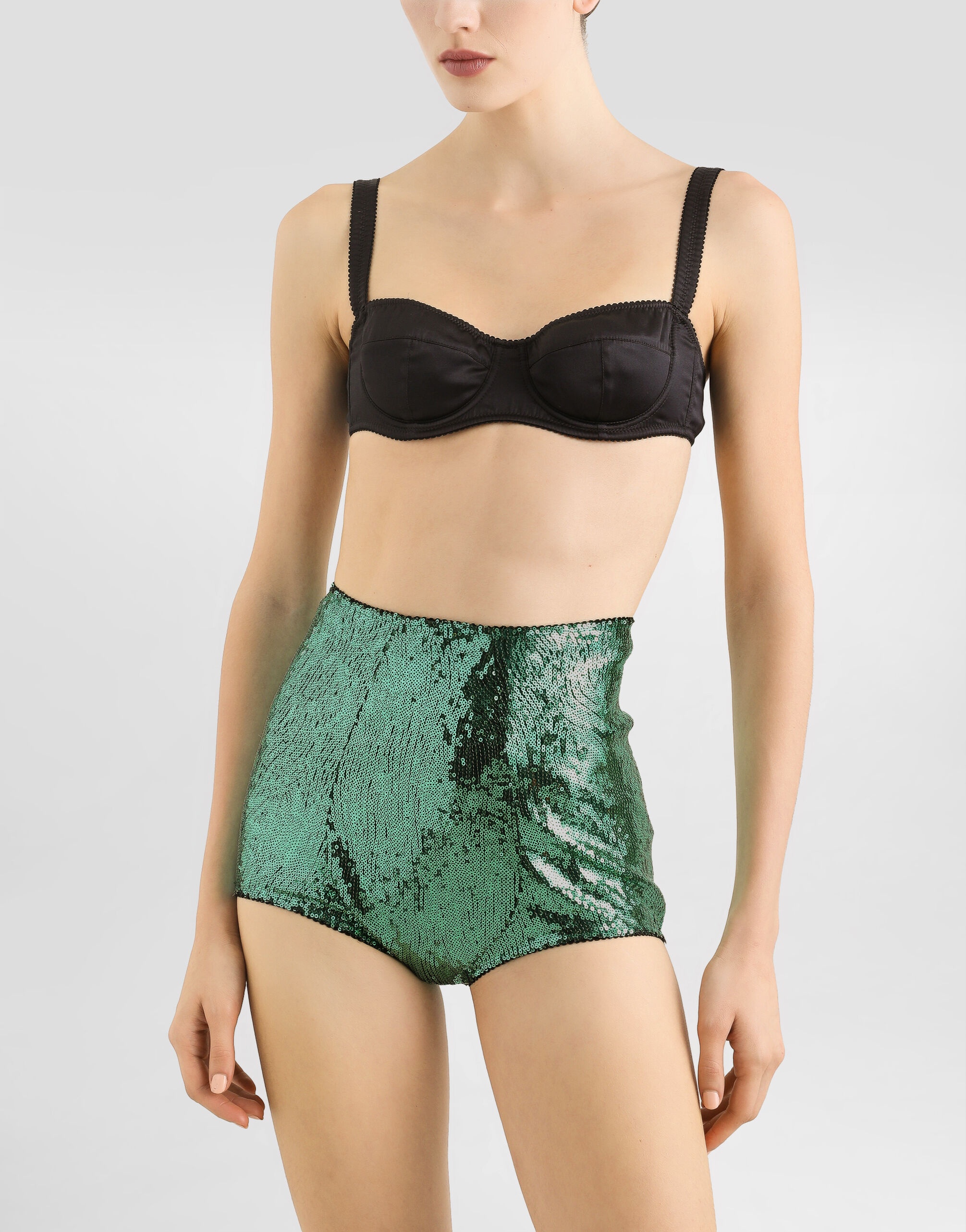 Sequined high-waisted panties - 2