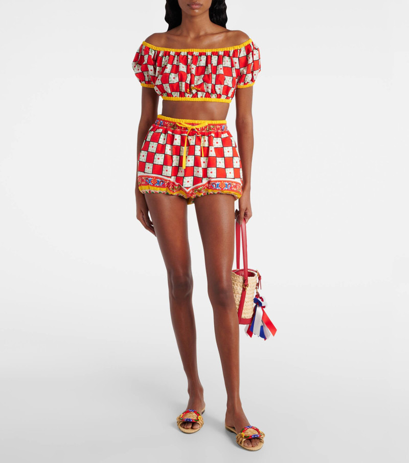 Dolce & Gabbana Printed cotton shorts outlook