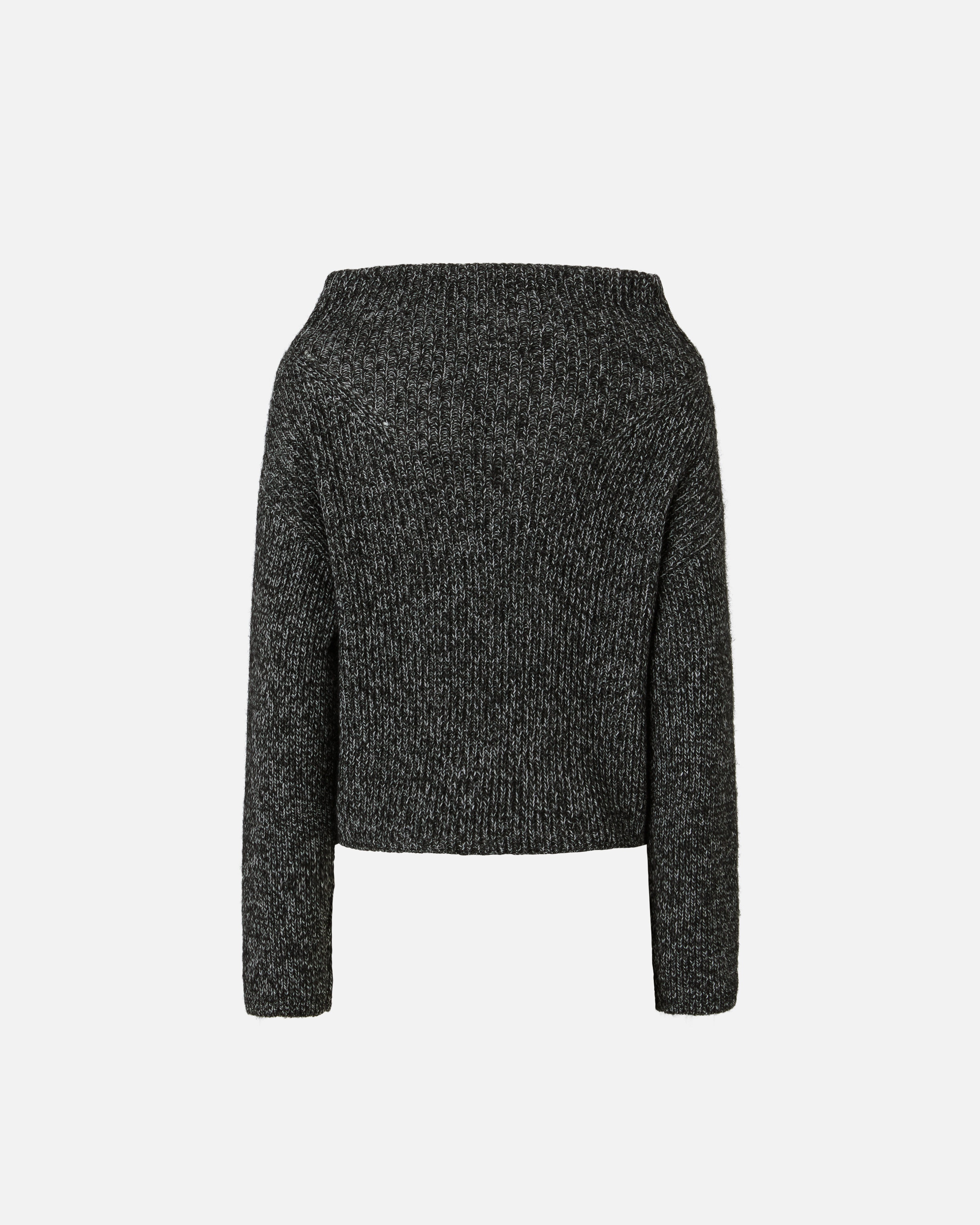 MULTICOLOURED RIBBED ASYMMETRIC SWEATER - 6