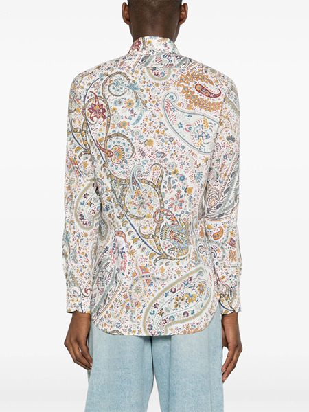 Shirt with paisley print - 4