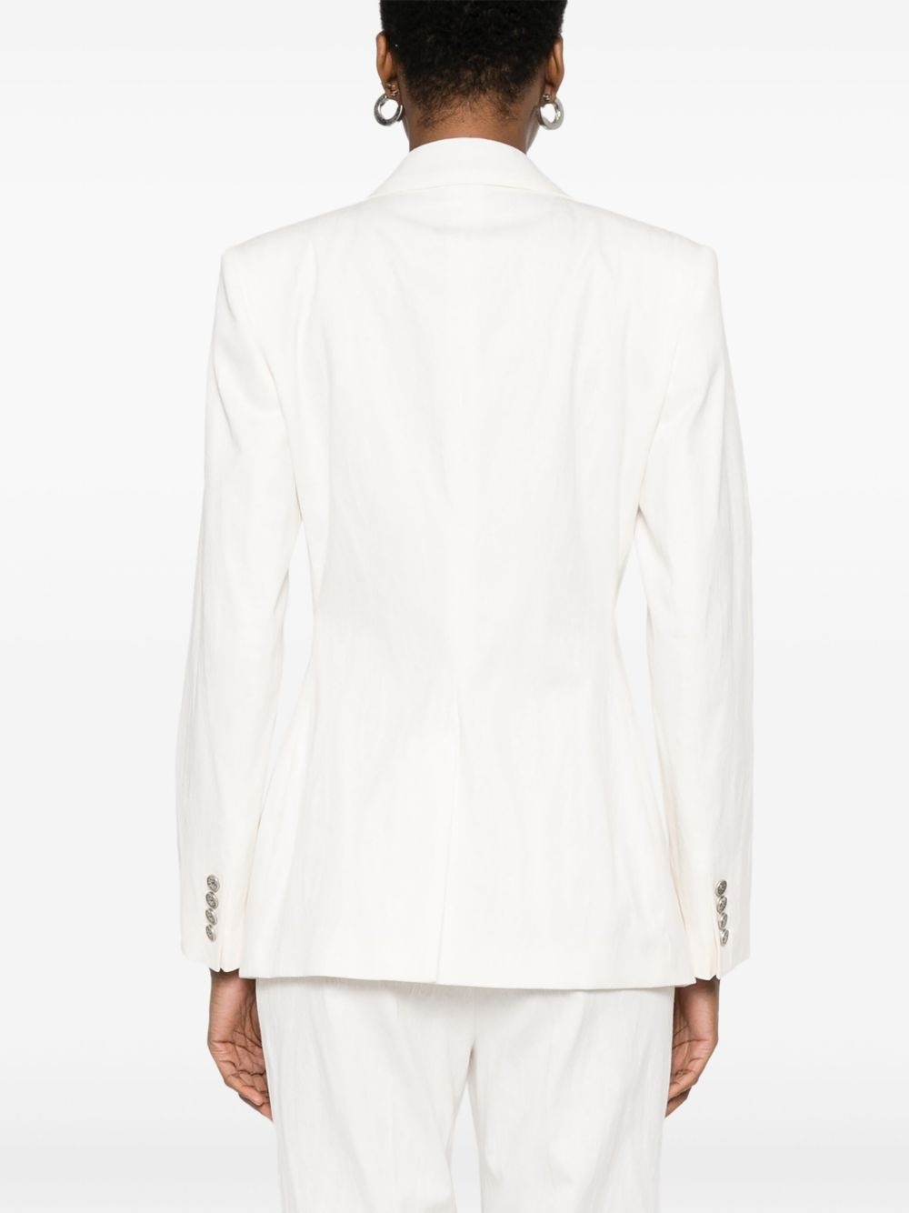 paisley-jacquard blazer - 4