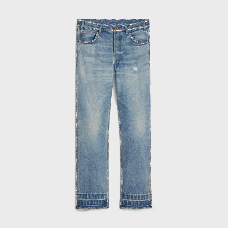 WESLEY SEQUINED JEANS IN ZUMA WASH DENIM 1