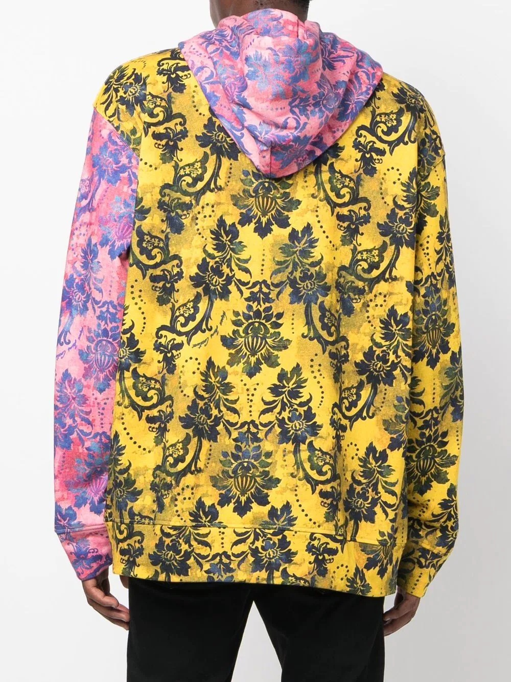 logo-patch graphic-print hoodie - 4