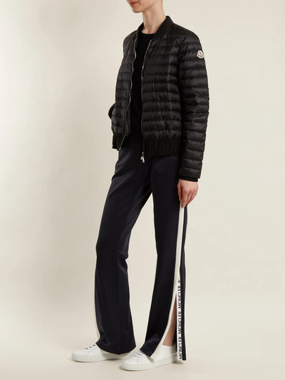 Moncler Side-stripe jersey track pants outlook