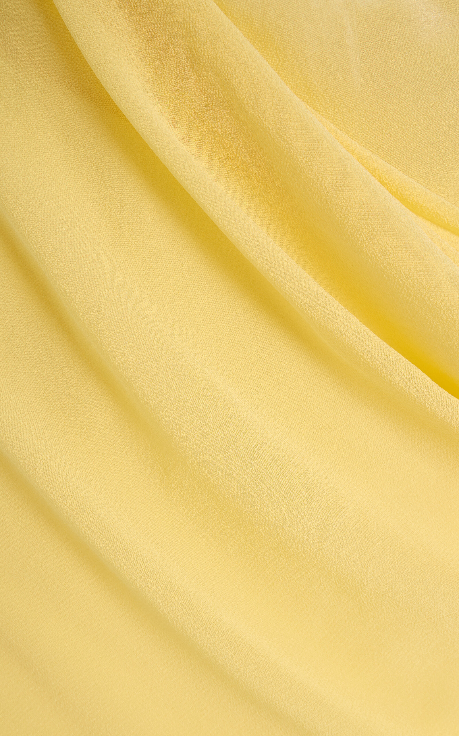 Exclusive Draped Off-The-Shoulder Silk Maxi Dress yellow - 5