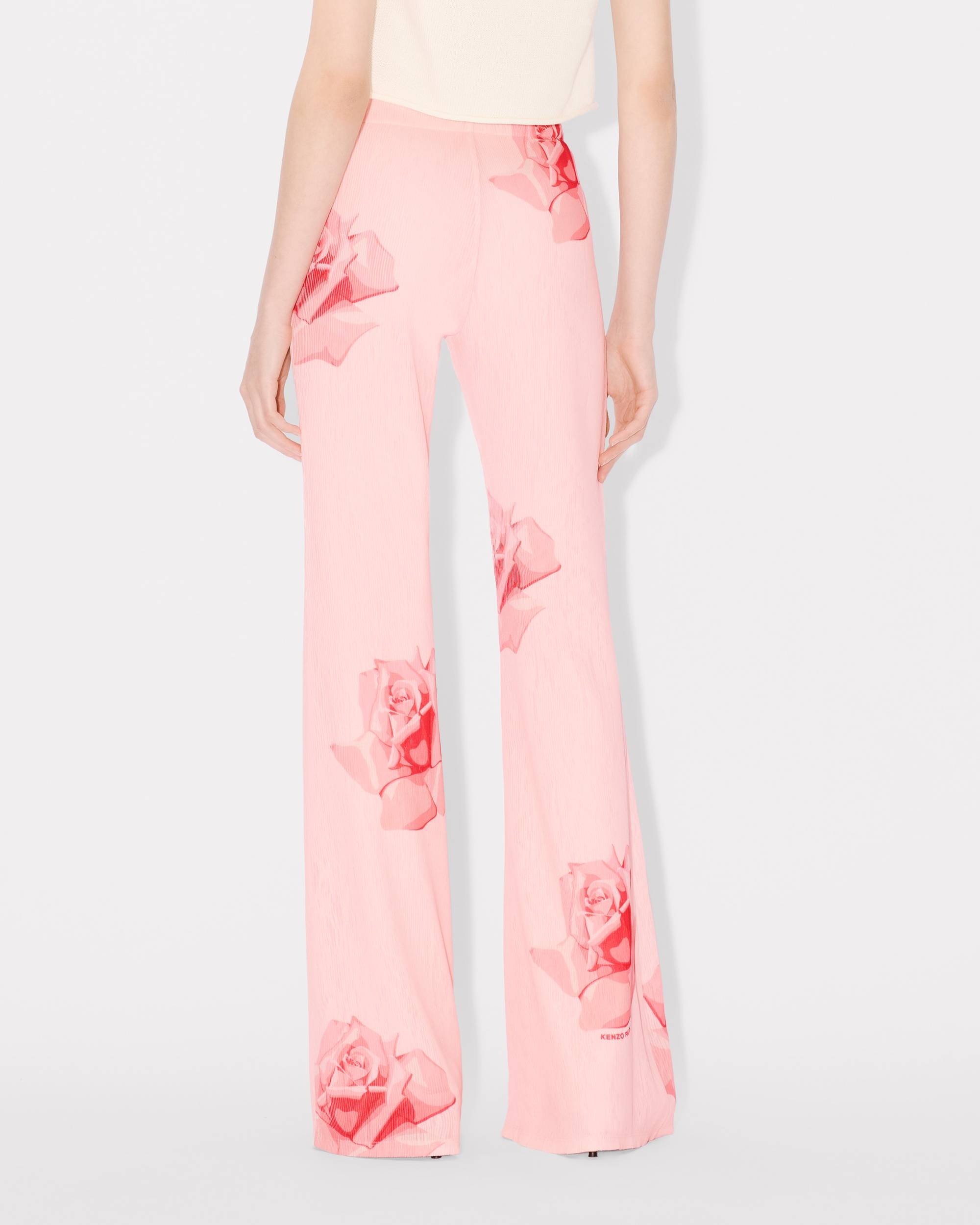 'KENZO Rose' pleated pants - 3