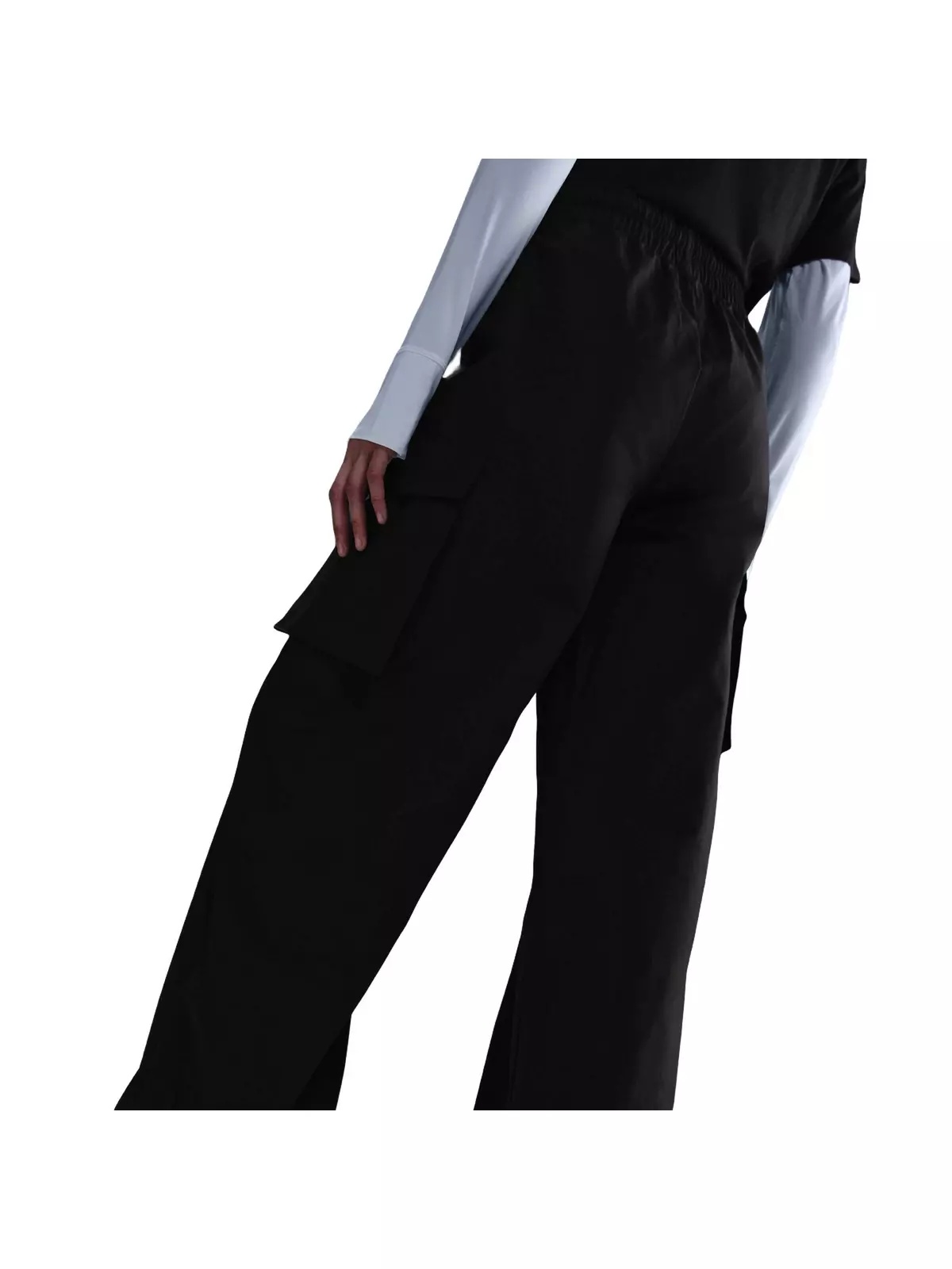 Women's Sportswear Everything Wovens Mid-Rise Cargo Pants - Black - 2
