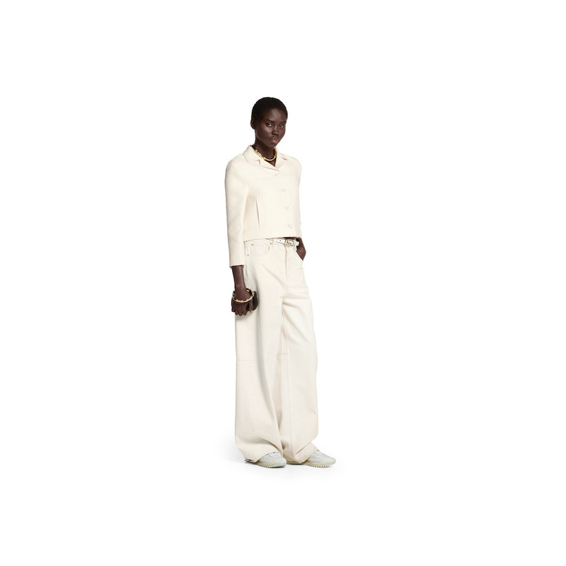 GUCCI GG wool silk crêpe jacquard jacket outlook