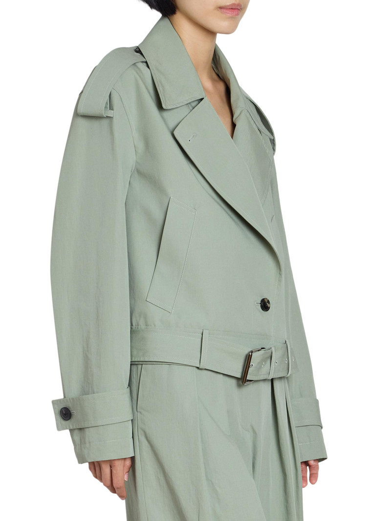 Women's Vensar Cotton Belted Jacket - Pistache 4