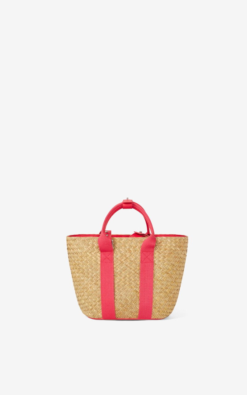 Small KENZO Logo raffia basket 4