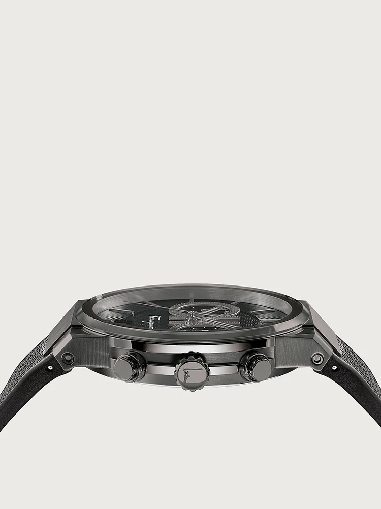 FERRAGAMO SAPPHIRE CHRONO WATCH - 3