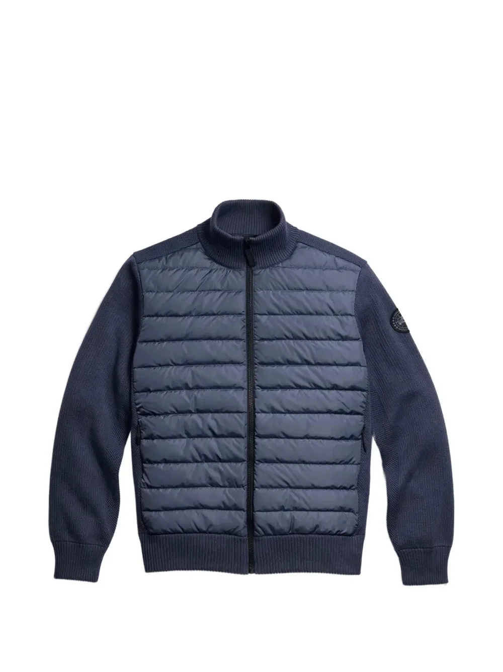 HYBRIDGE PANEL-KNIT WOOL PADDED JACKET - 1