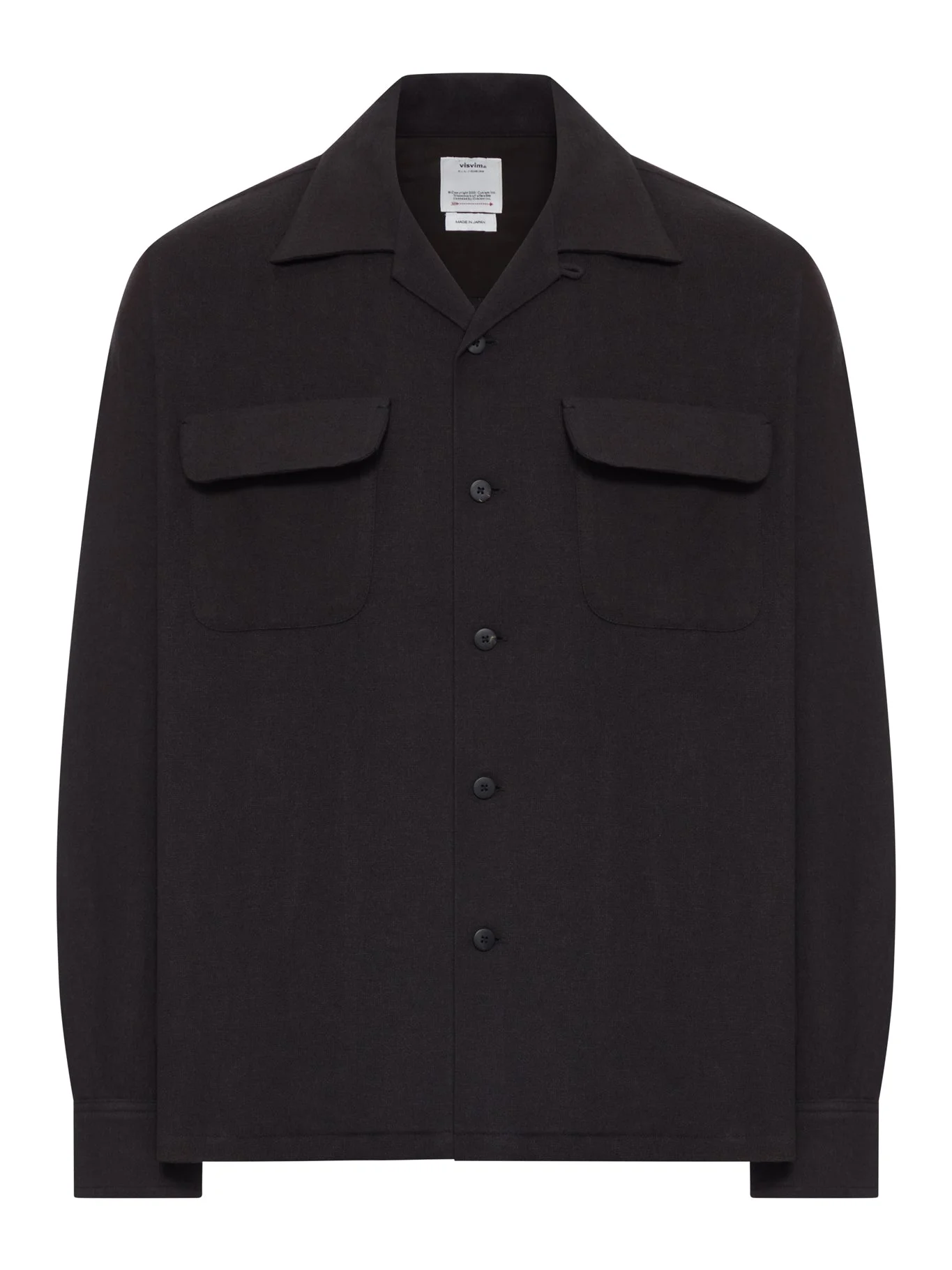 WOOL OVERSHIRT WITH PATCH POCKETS - 1