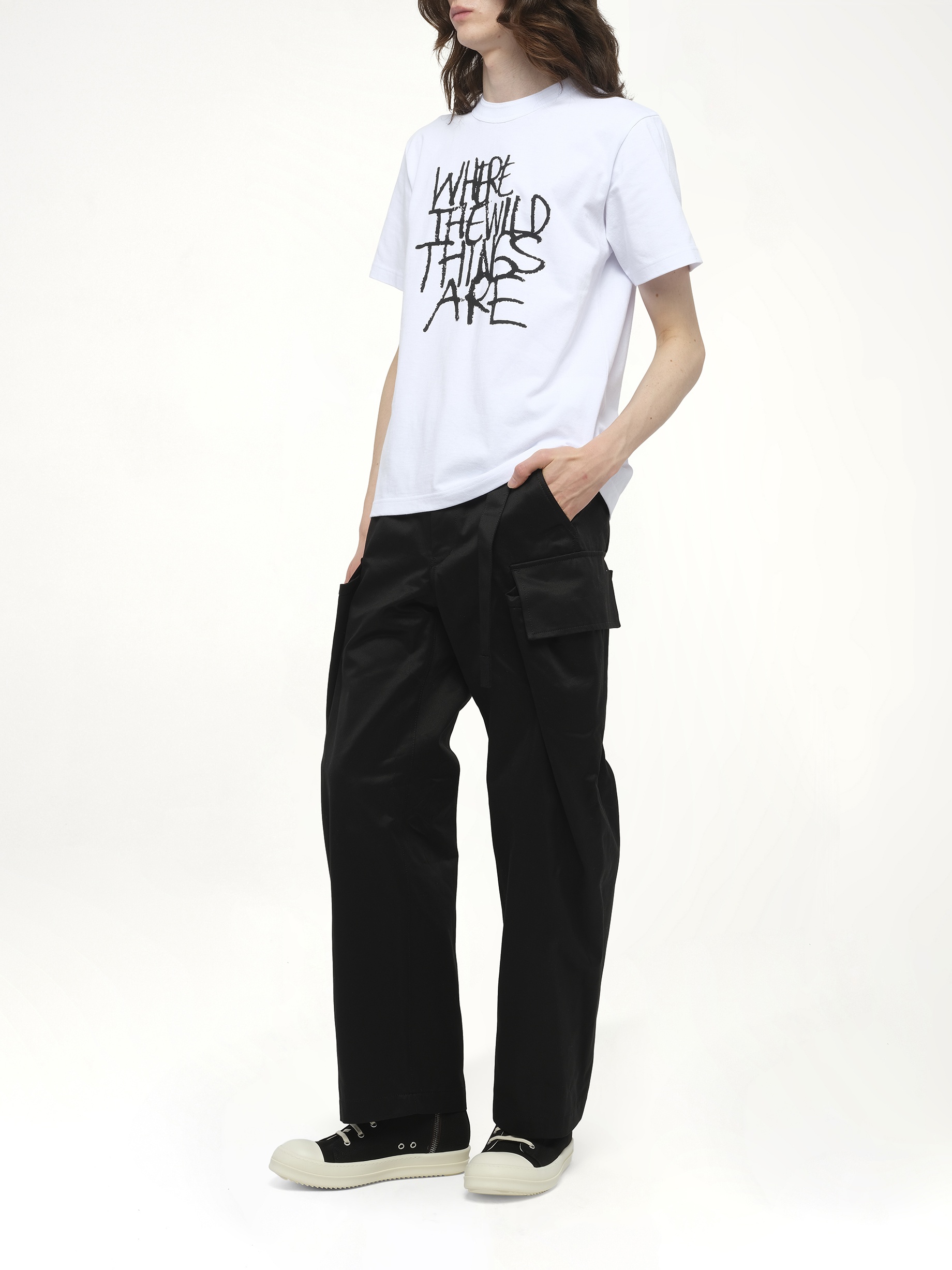 WHERE THE WILD THINGS ARE Logo T-Shirt in White - 4