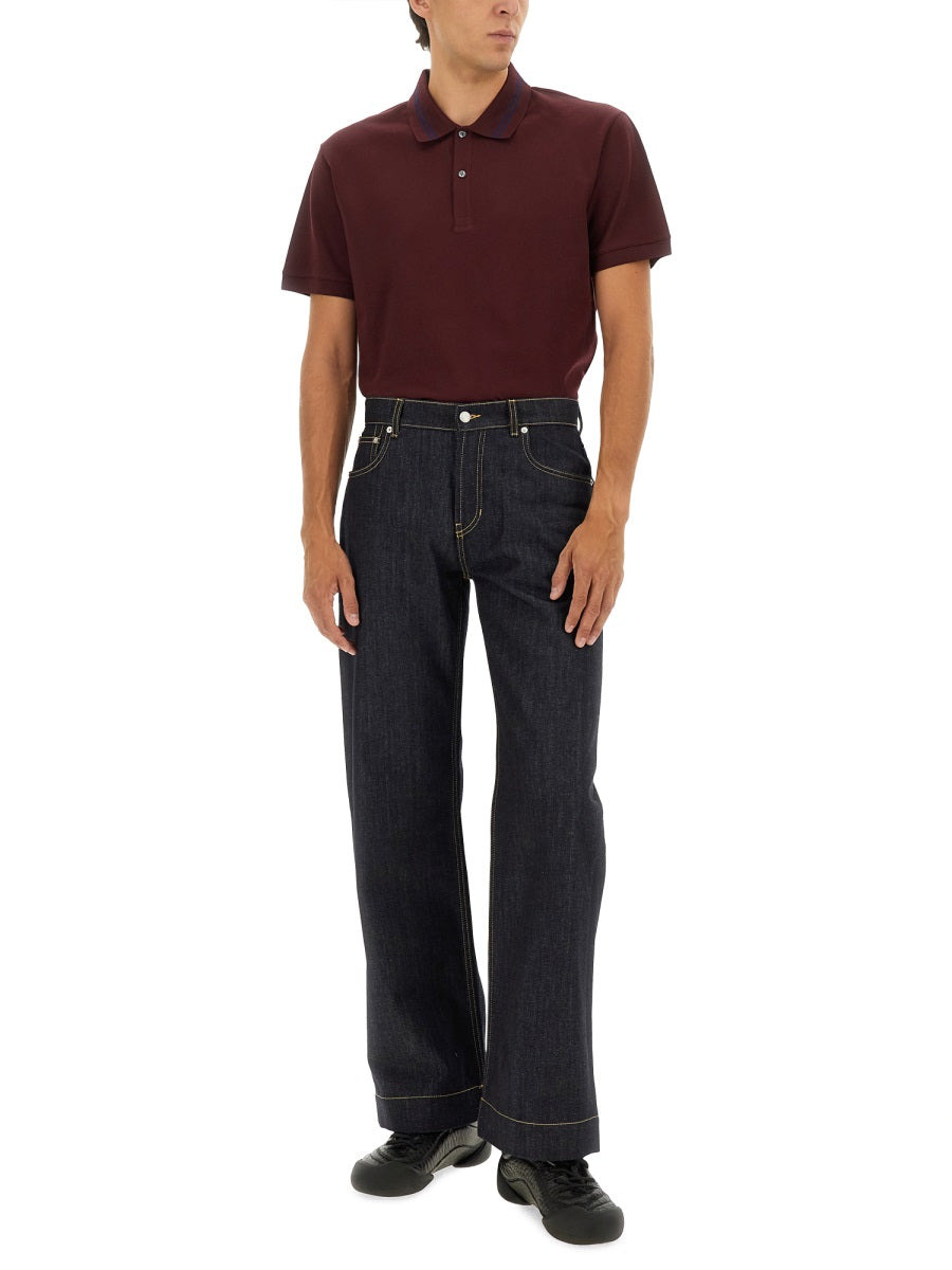 Polo Shirt With Logo On The Collar - 2