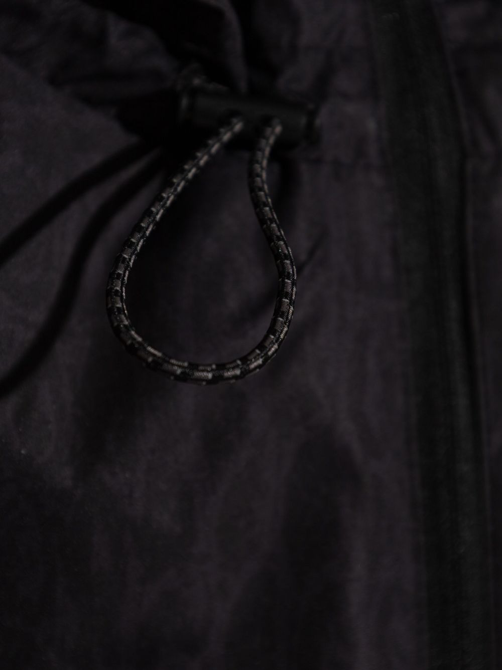 drawstring high-neck jacket - 5