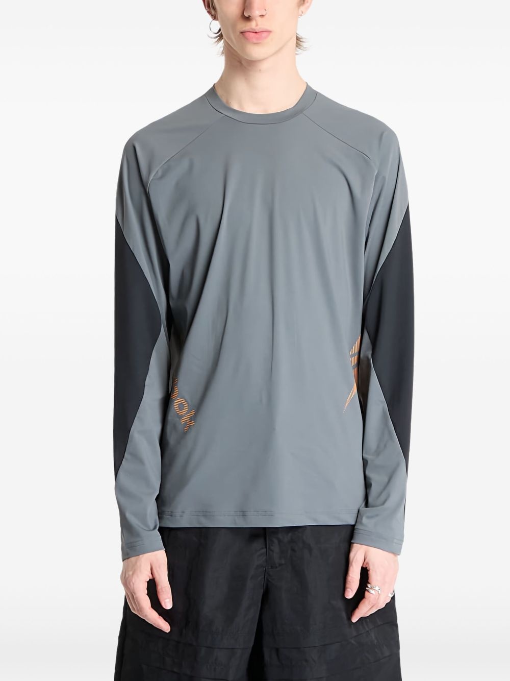 logo-print T-shirt - 1