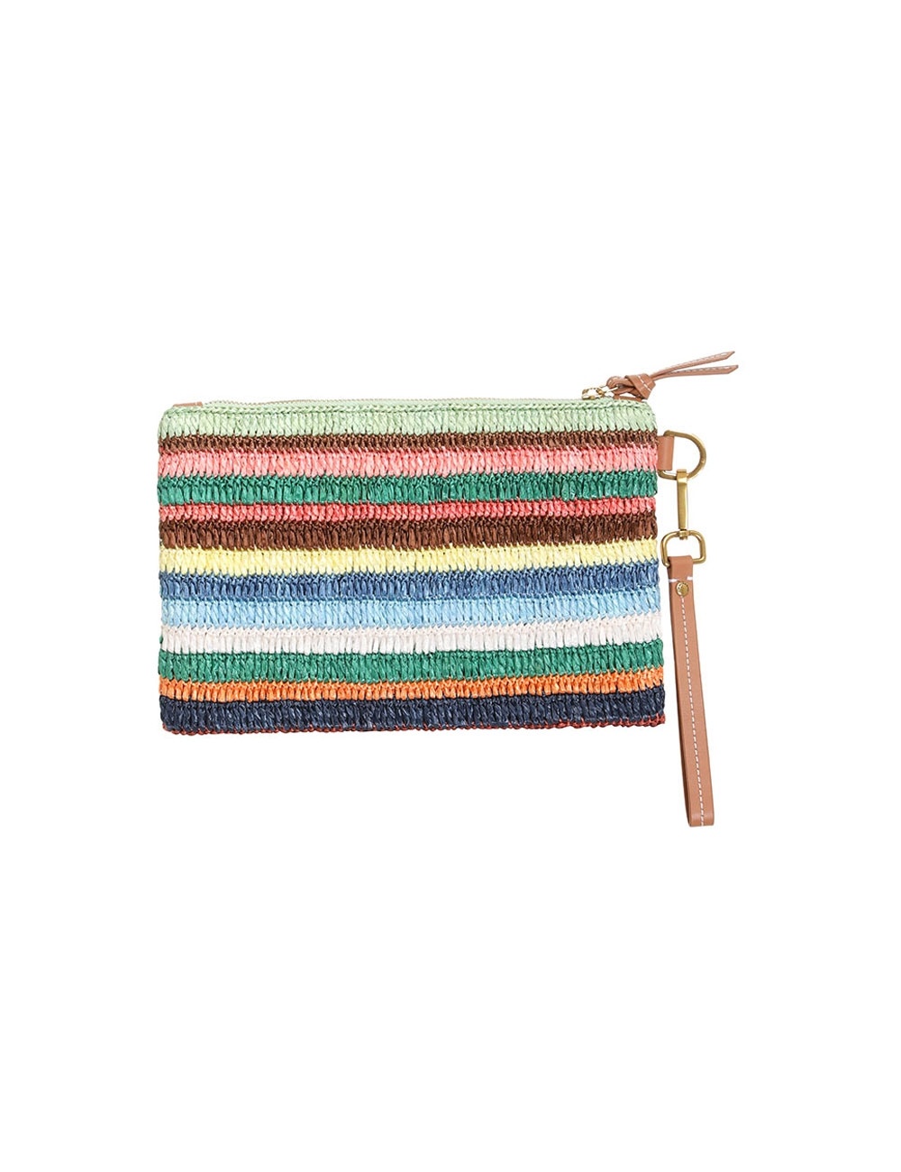 WOVEN STRIPE POUCH - 3