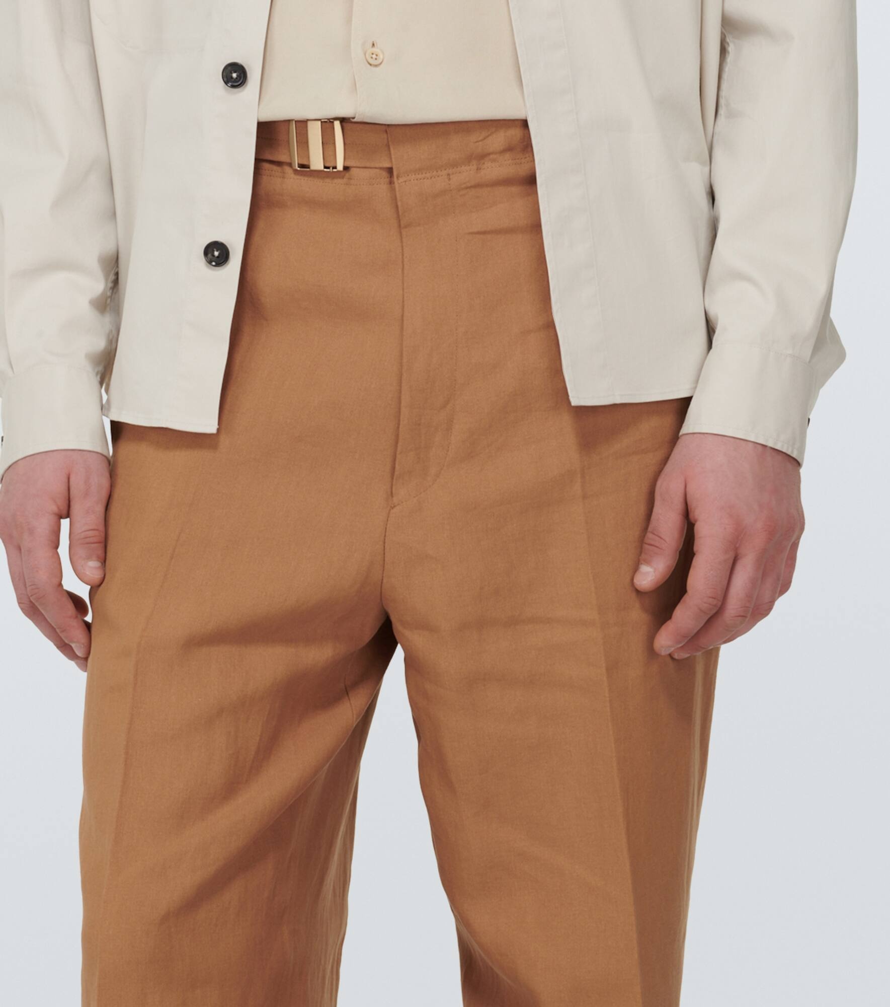 Oasi Lino linen straight pants - 5