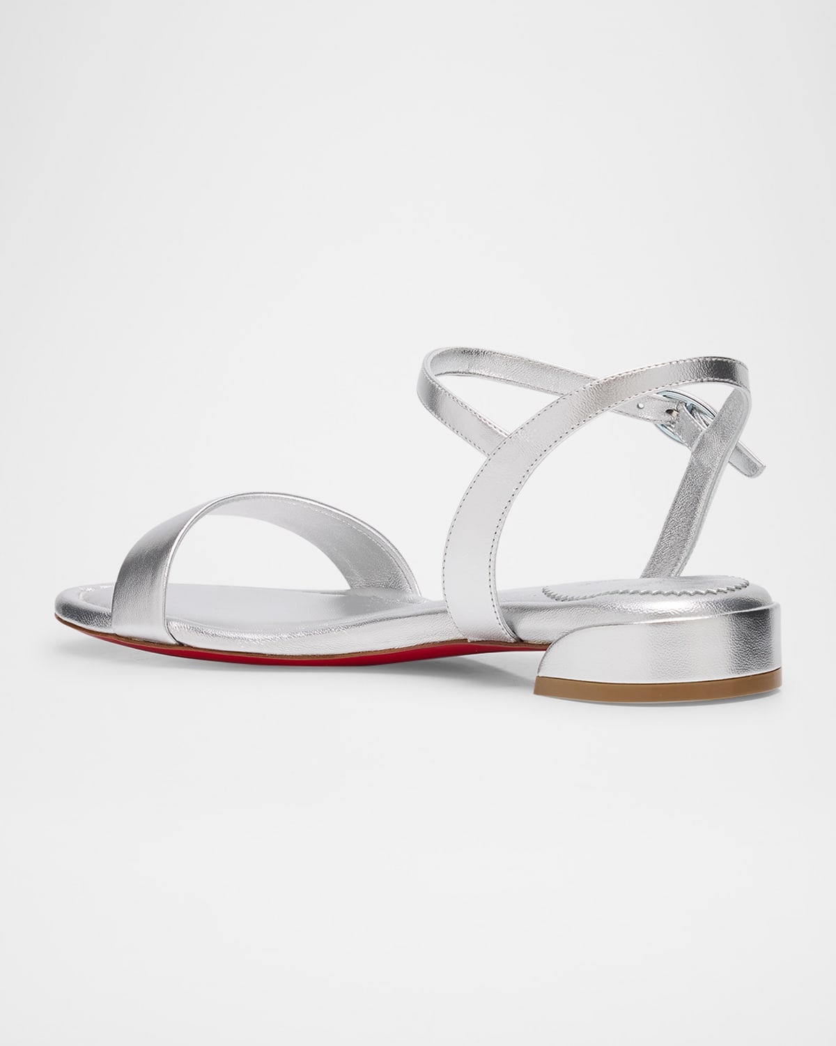 Sweet Jane Red Sole Metallic Sandals - 4