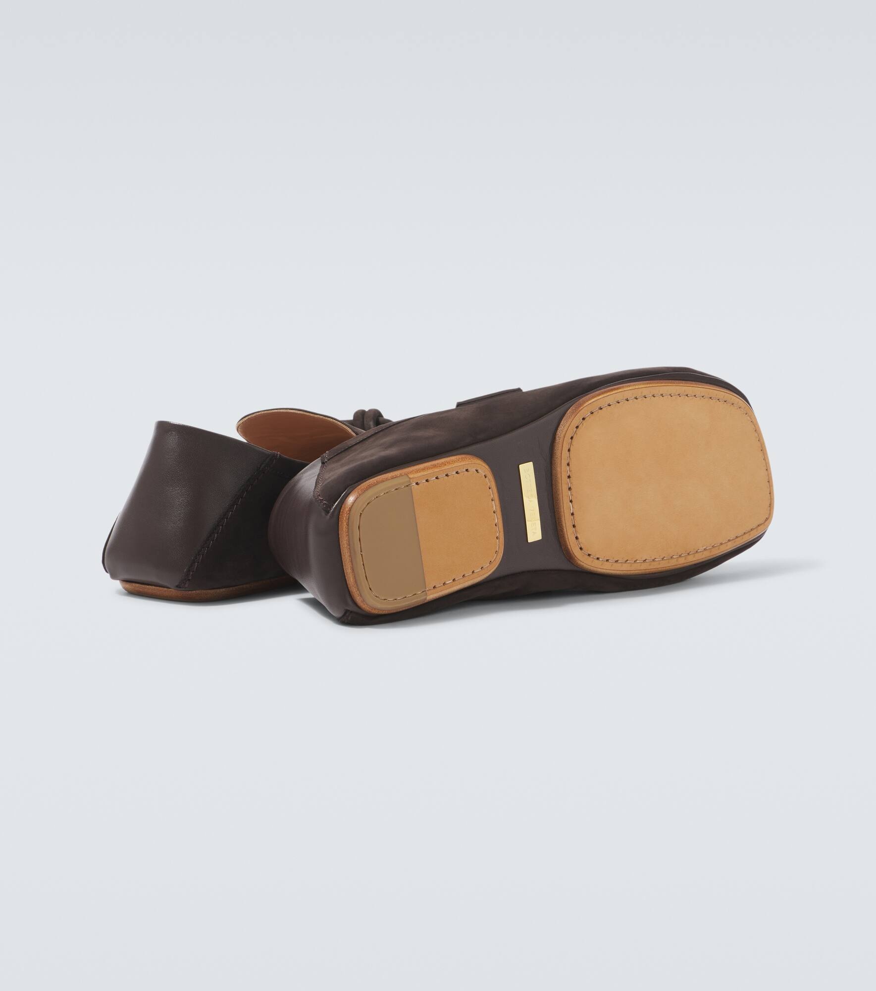 Daddy suede loafers - 7