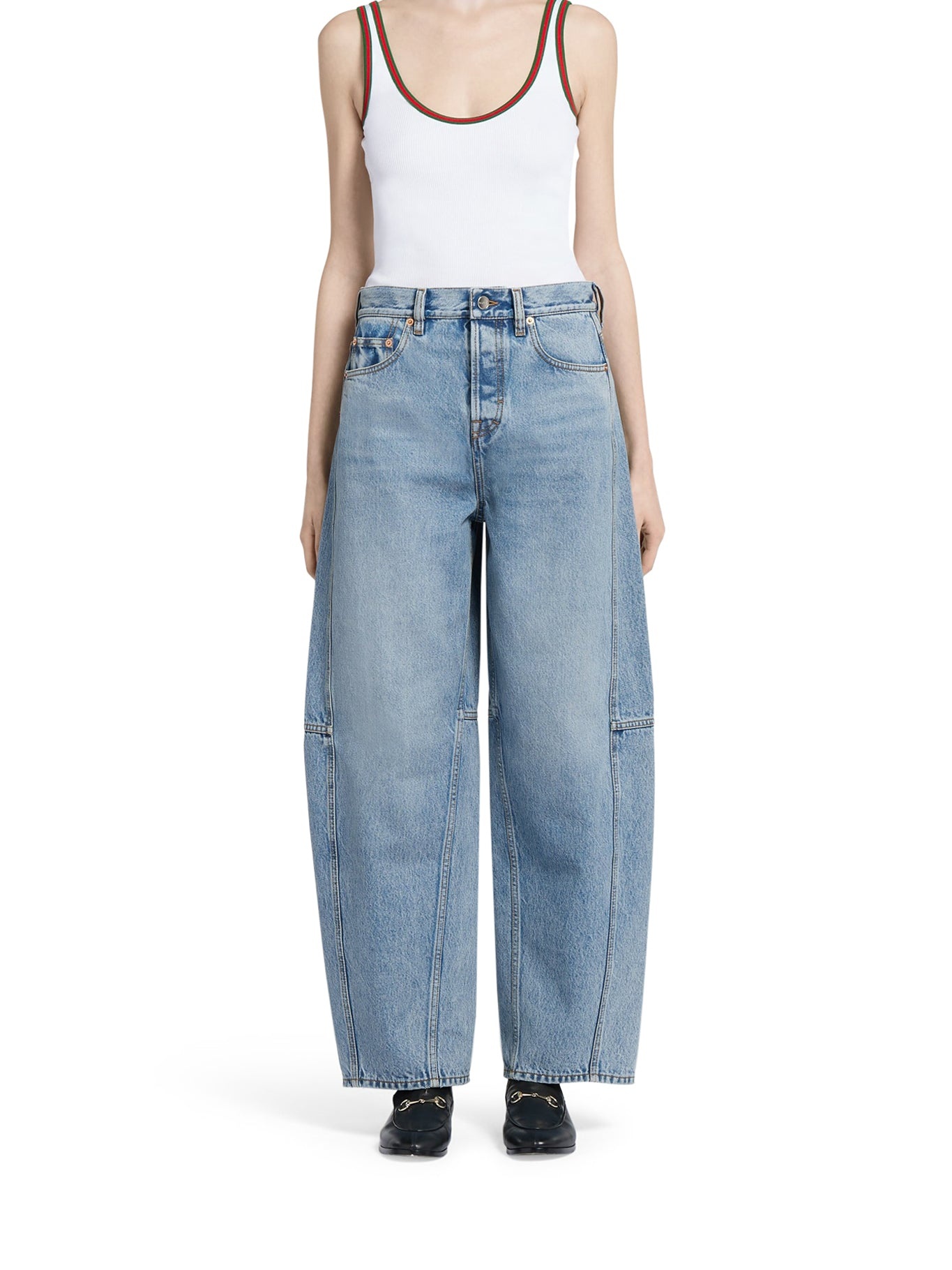 BALLOON DENIM PANT WITH PETITE FIT - 3