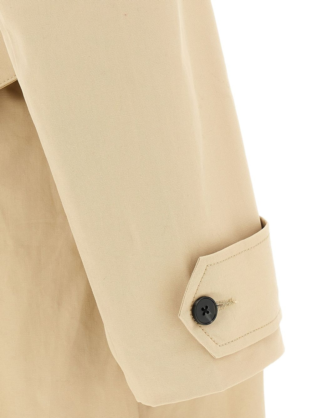 cape-detail trench coat - 4