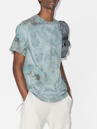 John Elliott marble print T-shirt outlook