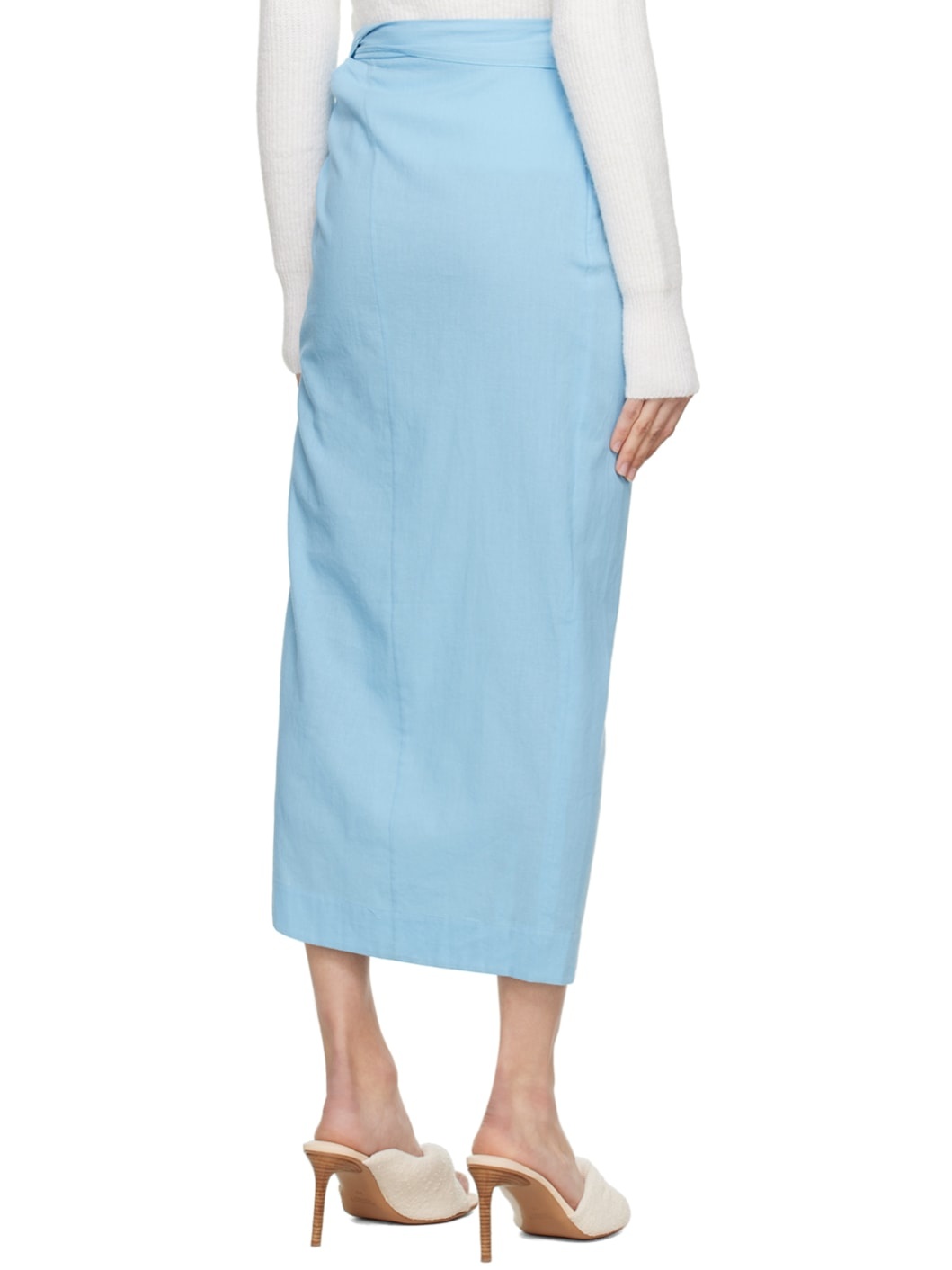 Blue Le Papier 'La Jupe Draggiu' Maxi Skirt - 3