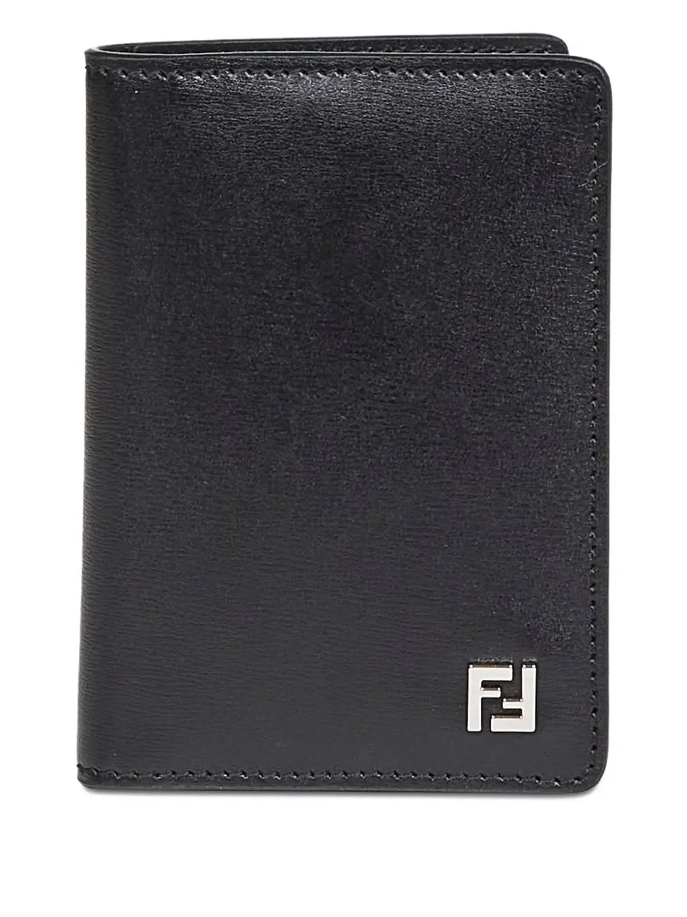 Fendi Men Ff Squared Leather Card Holder - 1