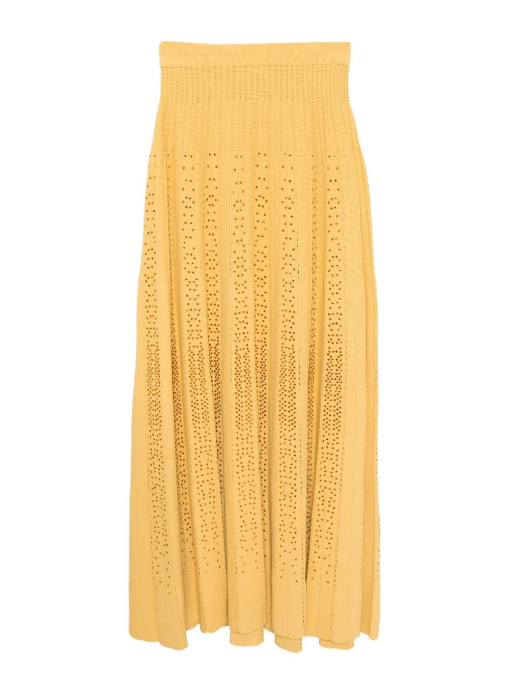 crystal-embellished Knit skirt - 2