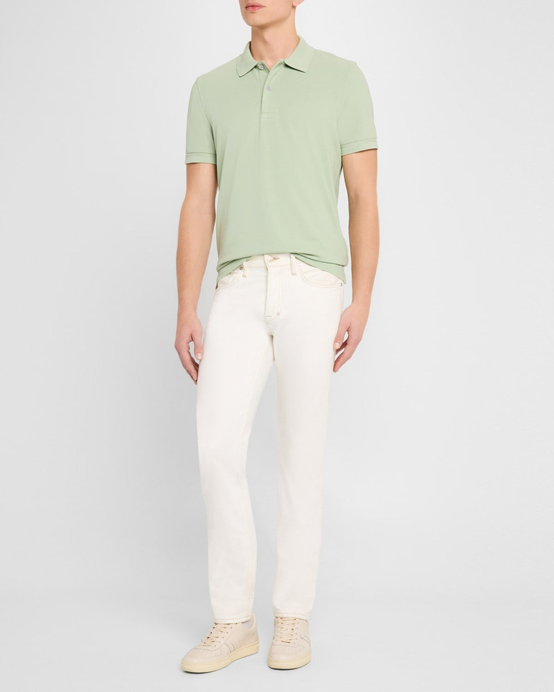 TOM FORD Men's Cotton Pique Polo Shirt outlook