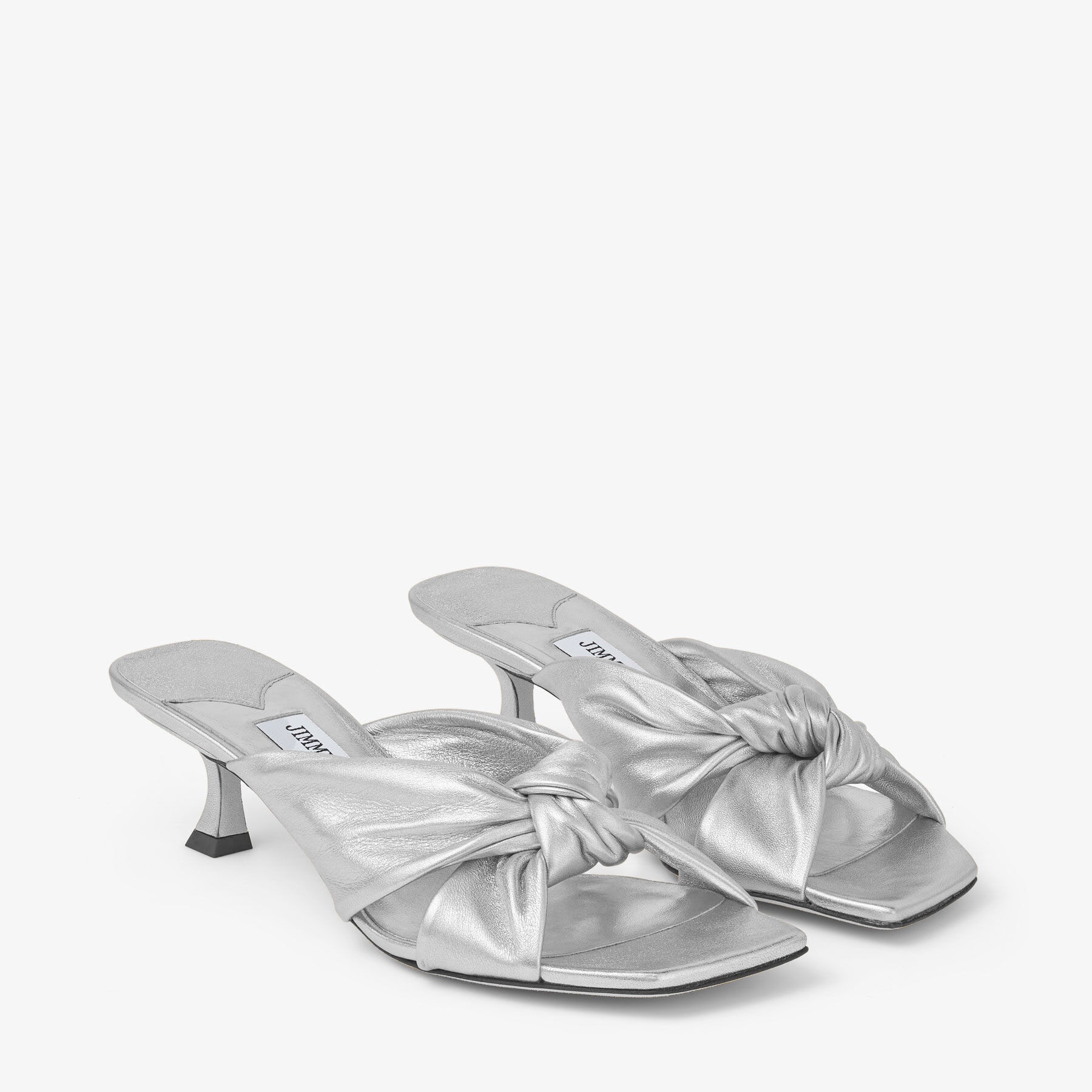 Avenue 50
Silver Metallic Nappa Mules - 2