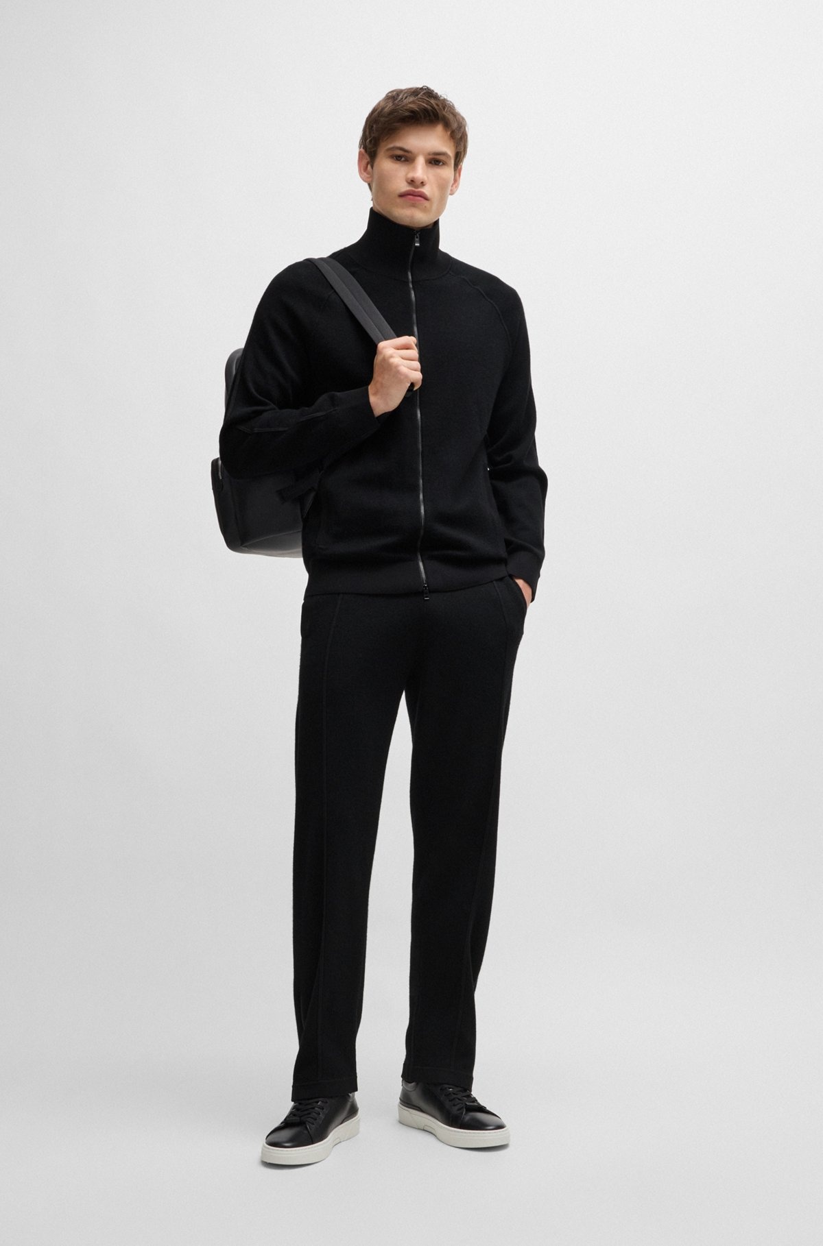 ZIP-UP CARDIGAN IN WOOL - 4