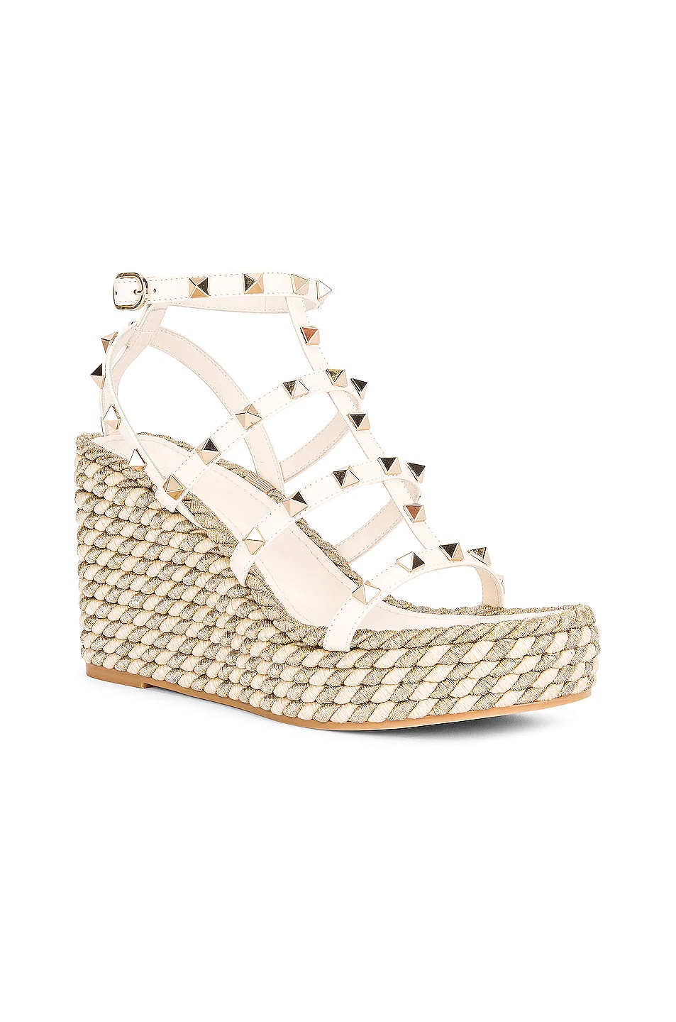 Rockstud Torchon Espadrille Wedges - 2