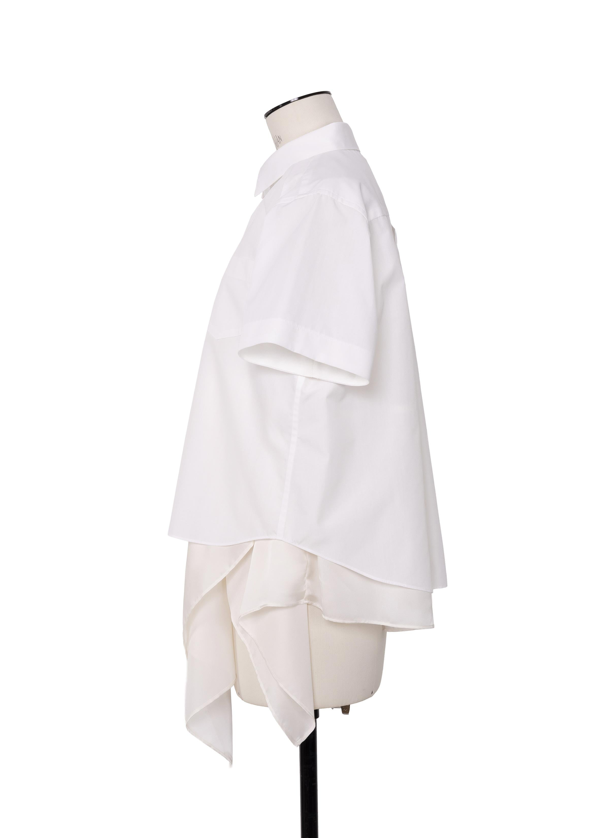 Poplin x Satin Shirt - 2