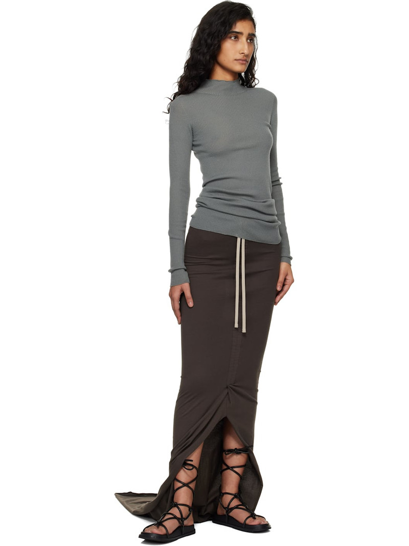 Rick Owens Black Temple Penta Granola Sandals outlook